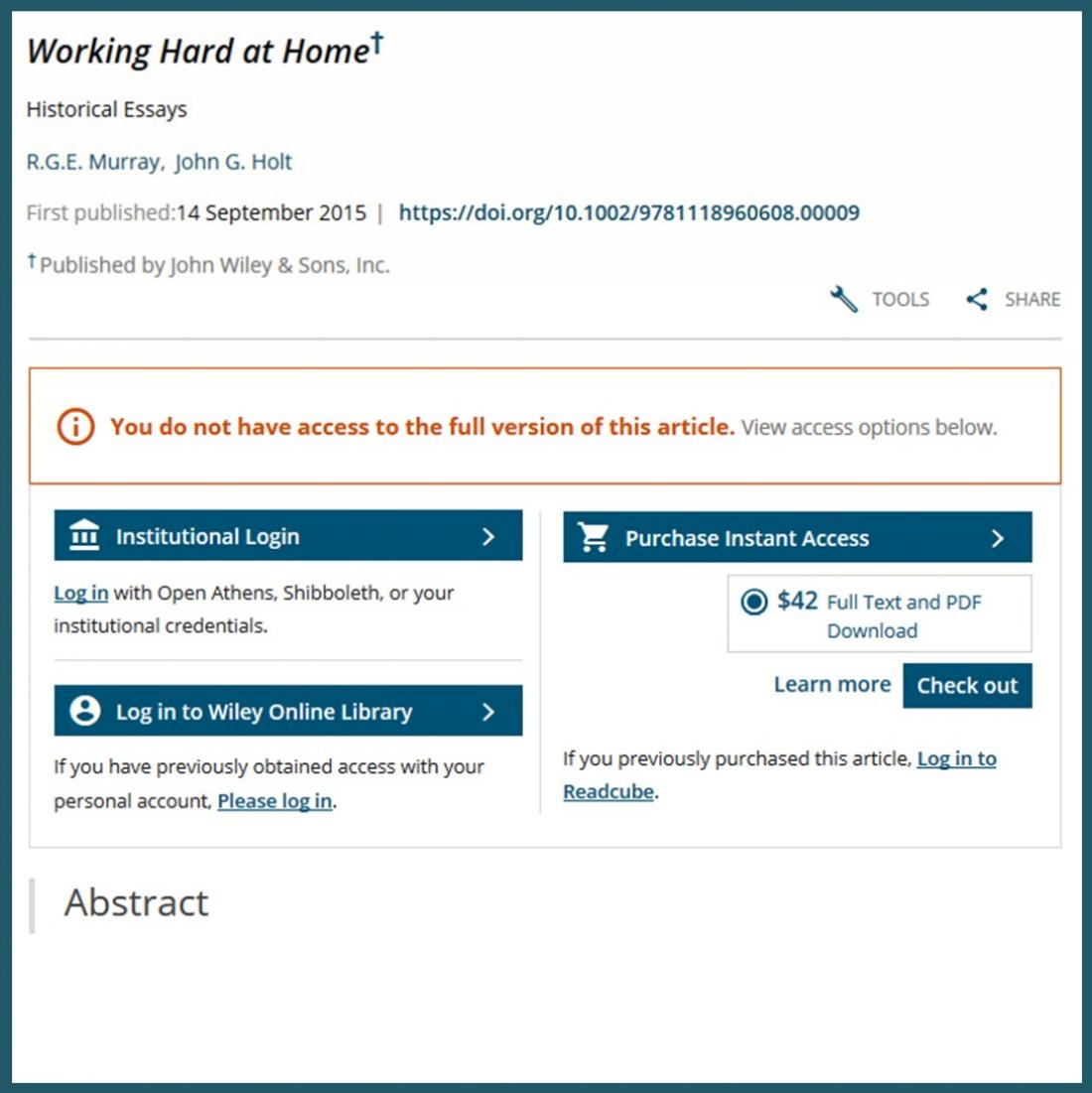 Home Working?