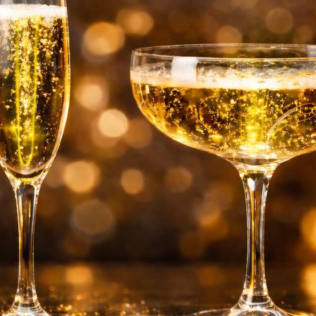 How to pour champagne?